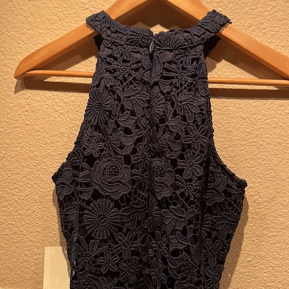 NWT Lulu’s Navy Blue Love Poem Mini Dress - Picture 8 of 16